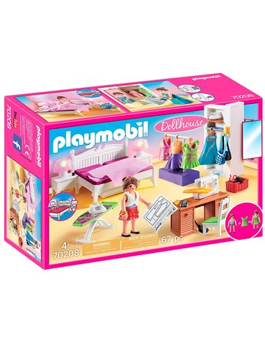 Playmobil - Dollhouse: Dormitorio - 30070208