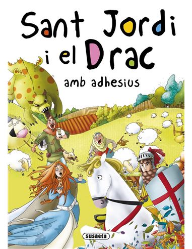 Llibre - Sant Jordi i El Drac amb Adhesius - 53574030