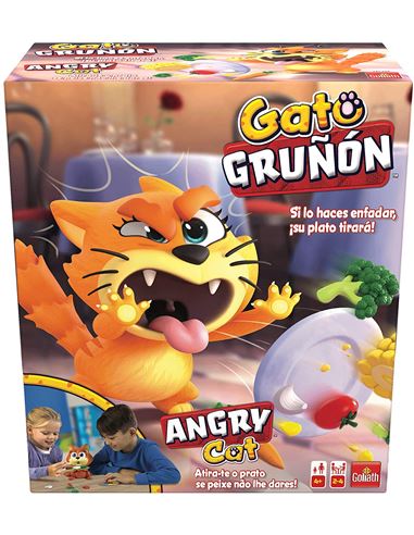 Gato Gruñon - Si lo haces enfadar ¡su plato tirará - 14731433