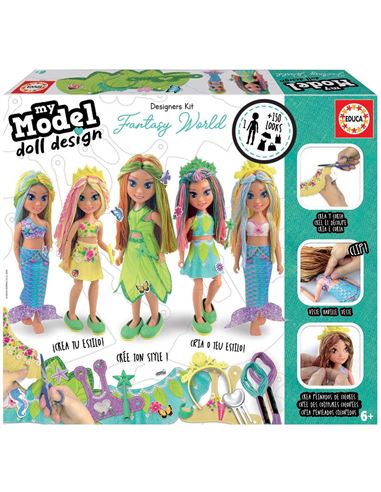 My Model - Doll Design: Fantasy Crea tu muñeca - 04018366