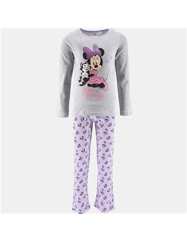 Pijama largo - Minnie Mouse: Gris (8 años) - 67878221