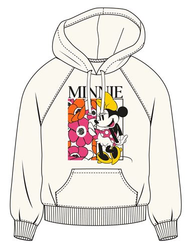 Sudadera - Con capucha: Minnie flores (Adulto M) - 67861645
