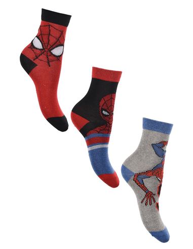 Set de 3 calcetines - Spider-man: Negro (23-26) - 67876781