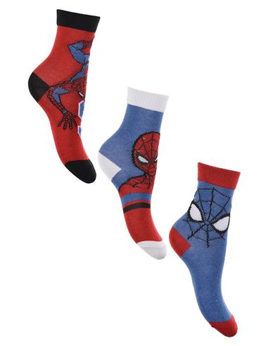 Set de 3 calcetines - Spider-man: Rojo (27-30) - 67876785