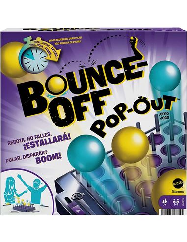 Juego de mesa - Bounce Off POP-Out: Cuidado, ¡rebo - 24510715