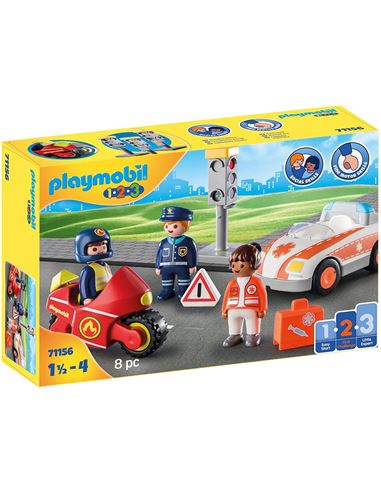 Playmobil - 1.2.3: Héroes día a día - 30071156