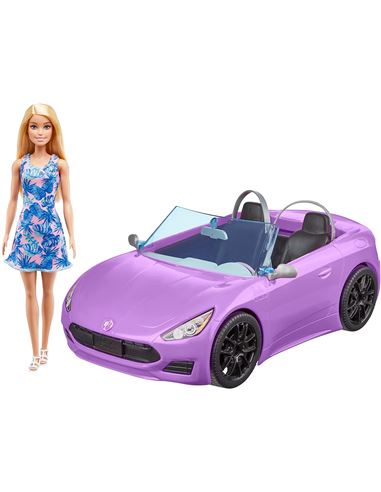 Set Muñeca - Barbie y su Descapotable lila - 24500518.1