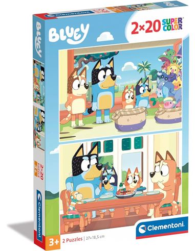Puzzle - Multipuzzle:  Bluey Family (2x20 pzs) - 06624807