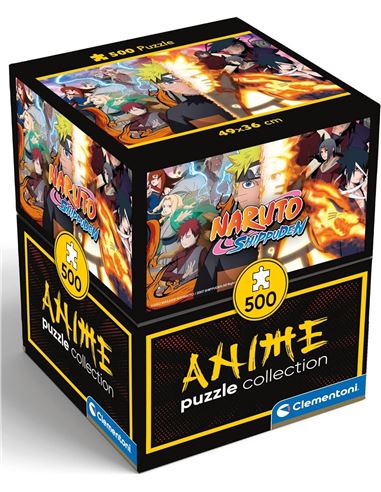 Puzzle - Caja cubo: Naruto (500 pzs) - 06635516