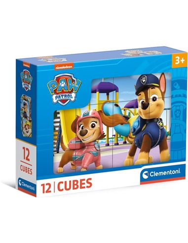 Puzzle - 12 Cubos: Patrulla canina - 06641194