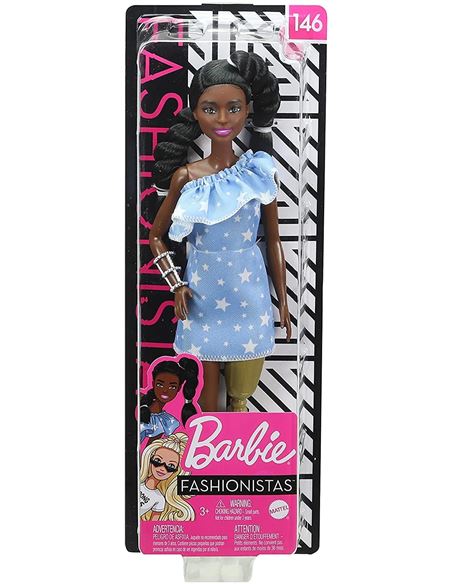 Barbie - Fashionista: Muñeca Vestido Azul 146