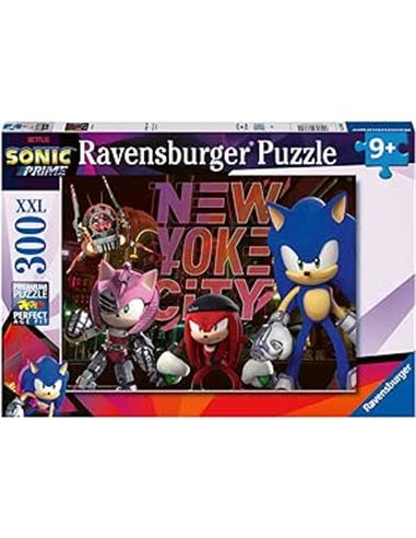 Ravensburger - Puzzle Sonic, 300 Piezas XXL, Edad - 26913384