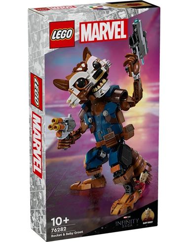 LEGO - Marvel: Rocket y Bebé Groot - 22576282