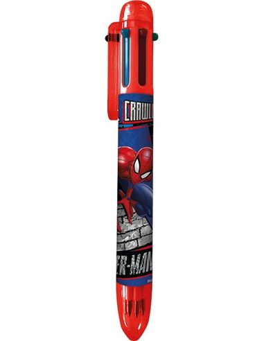 Bolígrafo - 6 Colores: Spider-man - 12487325