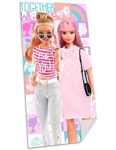 Toalla - Barbie: Together We Shine (70x140) - 12487048