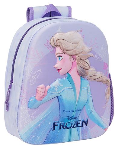 Mochila - Preescolar: Frozen Elsa 3D (33cm) - 79155284