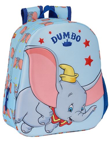 Mochila - Preescolar: Dumbo 3D (33cm) - 79155288