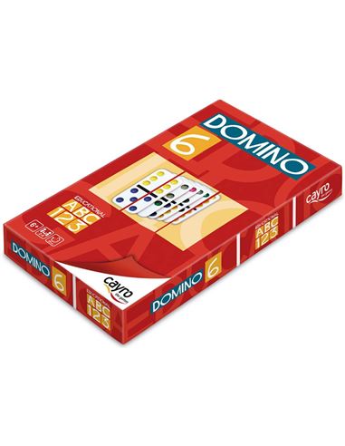 Juego de mesa - Domino Doble: 6 puntos color - 19370246