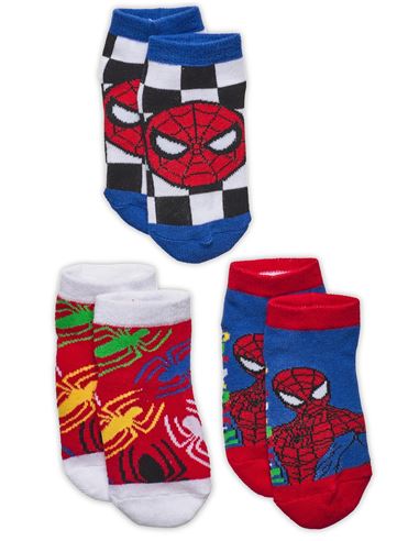 Set de 3 calcetines - Spiderman: Navy (23/26) - 67886954