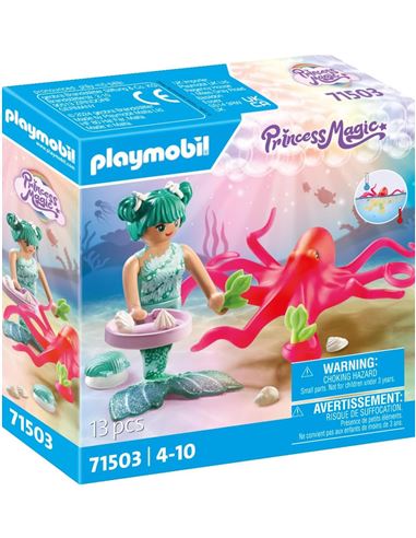 Playmobil - Magic: Sirena con pulpo (cambia color) - 30071503