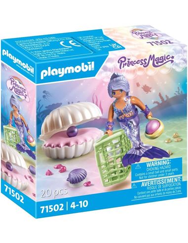 Playmobil - Magic: Sirena con Concha y Perla - 30071502