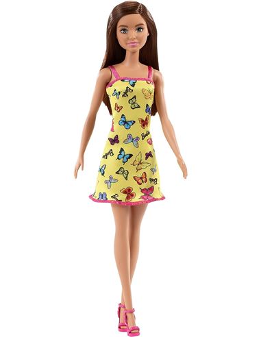 Muñeca - Barbie Chic: Vestido mariposas amarillo - 24500189