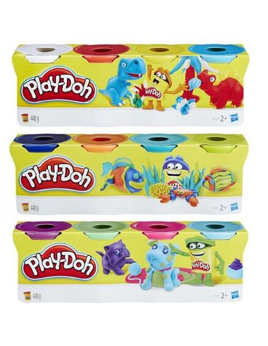 Plastilina - Play-Doh: Set de 4 Botes (Precio unid - 25594703