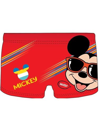 Bañador - Boxer Infantil: Mickey Mouse Rojo - 58335590