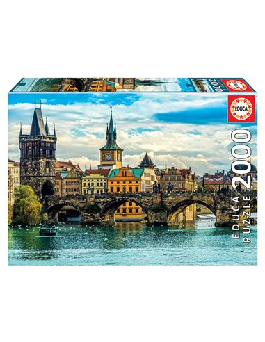 Puzzle 2000 piezas Vistas de Praga - 04018504