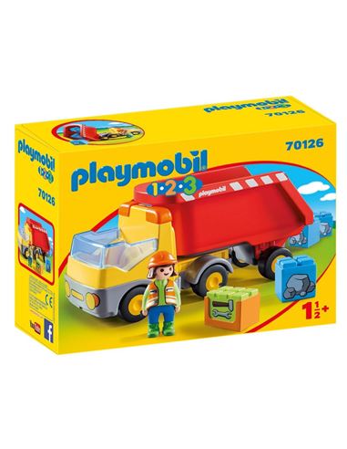 Playmobil - 1.2.3: Camion Construccion - 30070126