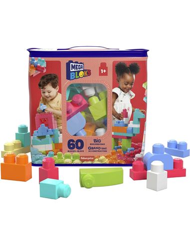 Juguete de construccion - Mega Bloks: Rosa 60 pzs - 24508417