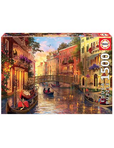 Puzzle - Atardecer en Venecia (1500 pcs) - 04017124
