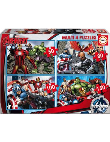 Puzzle - Progresivo: Marvel Avengers (50-150 pcs) - 04016331.1