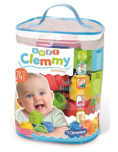 Bloques - Soft Clemmy: Baby Bolsa 24 pcs - 06614889-4