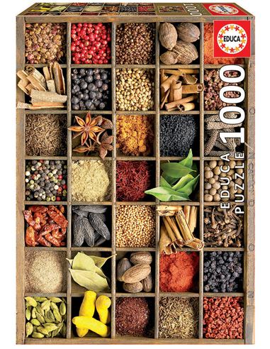Puzzle - Especias de cocina (1000 pcs) - 04015524
