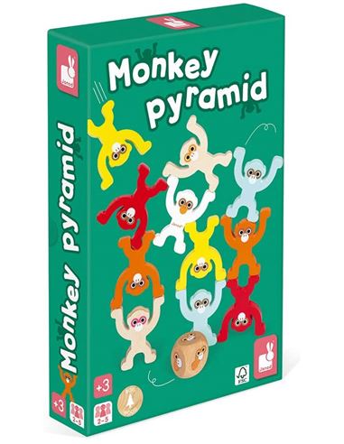 Juego de habilidad - Monkey Pyramid: Madera - 73532633