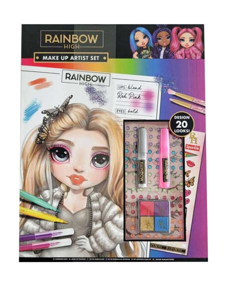 Set artistico - Rainbow High: Maquillaje infantil