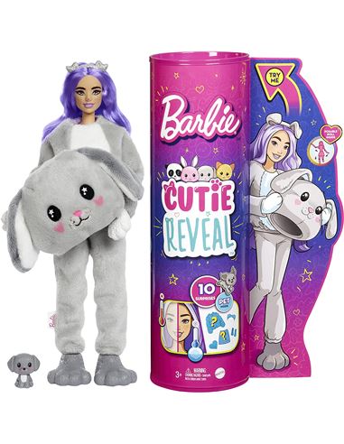 máximo peor dispersión Barbie - Cutie reveal: Conejo con 10 sorpresas