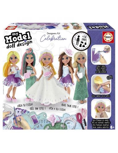 Set Creativo - My Model doll desing: Celebraton - 04019351