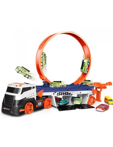 Playset - Camion con looping: Lanza coches - 91444038
