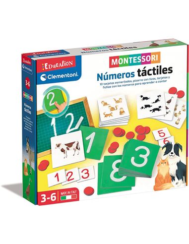 Juego Education - Montessori: Números Táctiles - 06655451