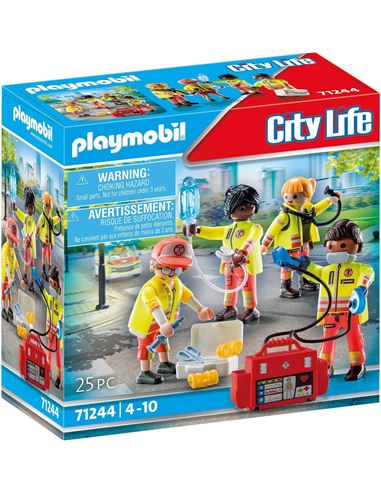 Playmobil City Life - Equipo de Rescate 71244 - 30071244