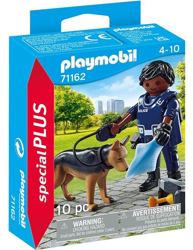 Playmobil SpecialPlus - Policia con Perro 71162 - 30071162
