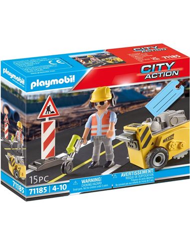 Playmobil - City Action: Trabajador Construccion 7 - 30071185