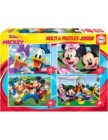 Puzzle - Progresivo: Disney Mickey Jr. (20-80 pcs) - 04018627
