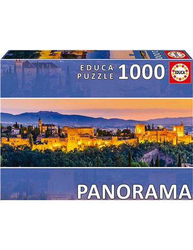 Puzzle - Panorama: Alhambra Granada (1000 pcs) - 04019576