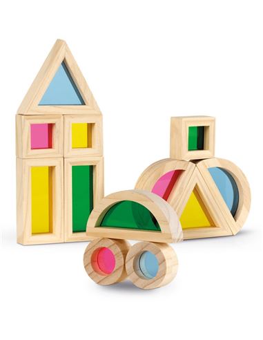Set de Bloques - Color Blocks: Pedagogías (12 pcs) - 19308170-0