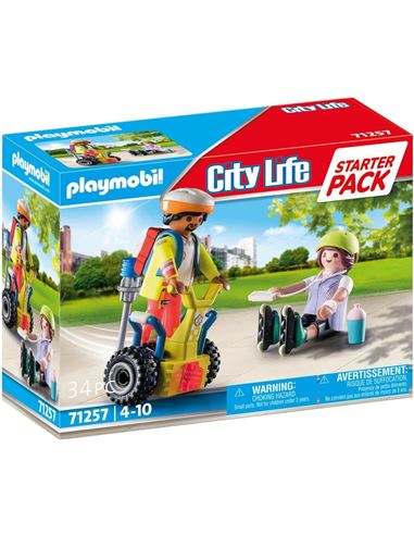 Playmobil - City Life: Rescate con Balance Racer - 30071257