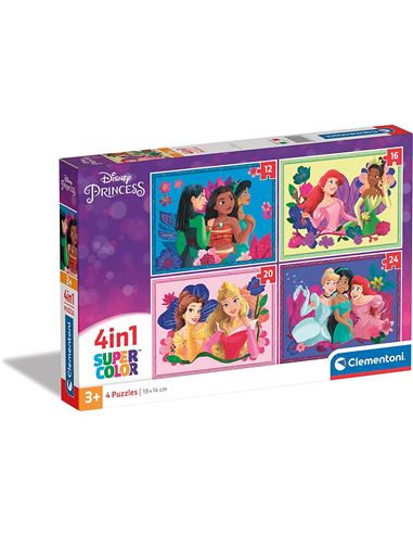 Puzzle - Progresivo: Princesas Disney (12-24 pcs) - 06621517