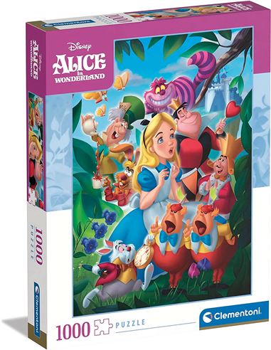 Puzzle - Disney: Alice in Wonderland (1000 pcs) - 06639673